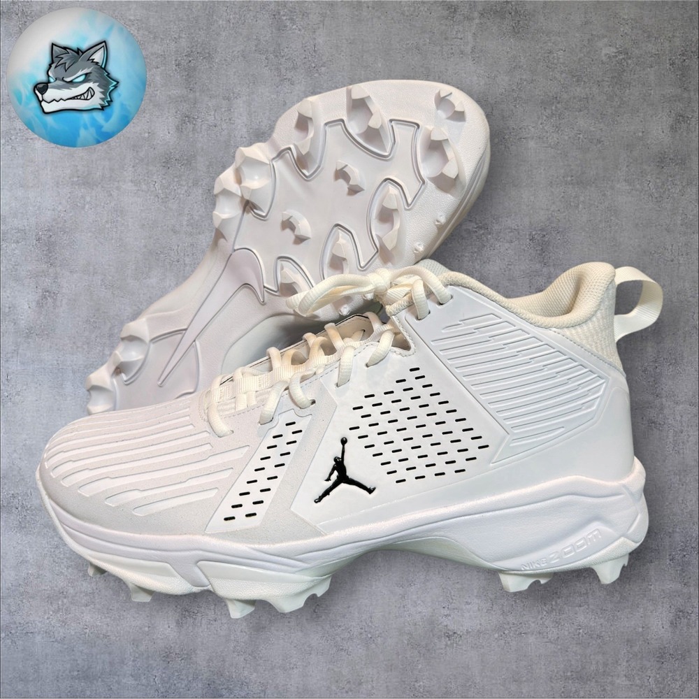 Air Jordan Force Savage 3 Football Cleats White PE Issued Mens 14 IF2981-100 New